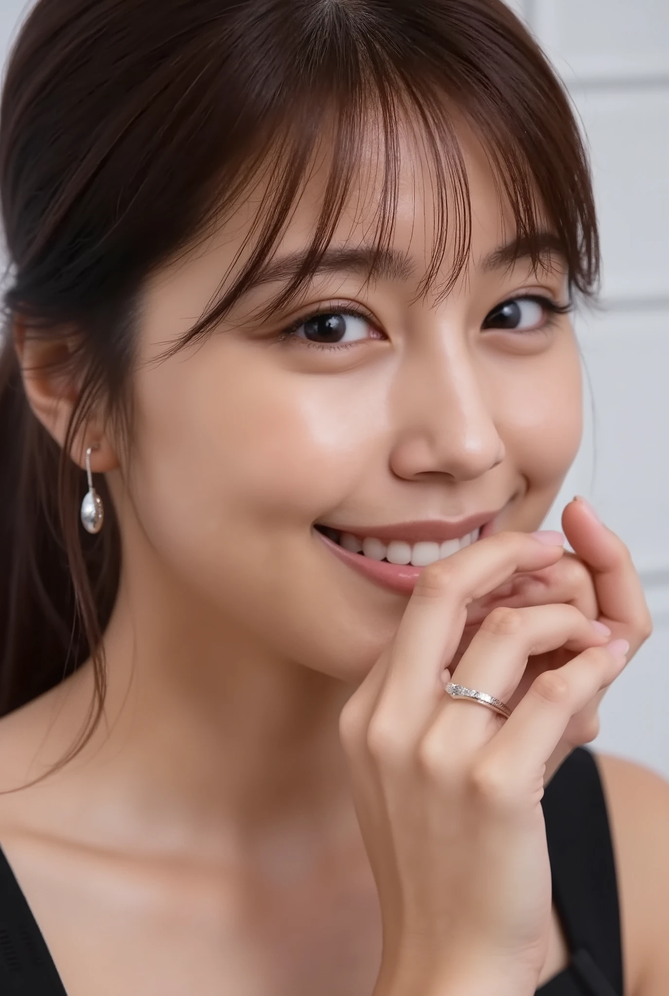 ( Masterpiece, 16k,8k,4K , super detailed:1.1),( beautiful face:1.1),( 1 girl:1.1),Age 25, slim girls, supermodel body , perfect legs behind both hands, ( Lift Jewelry :1.3),(urination:1.5),( Embarrassing:1.3), provocative ( lingerie:1.5), sexy pin heels , High Heels, pantyhose, girl with curly black hair long hair, pees by herself, Wetting clothes, Face of pee I can't stand , The desperation to pee myself , urination切迫ポーズ, She can't hold her urine、In despair, she urinates in a nightclub, it's a woman putting her pee on and putting her legs down, standing up , hyper pee hopeless face , big puddle of pee 、Small mole、 nudes、Fair skin、