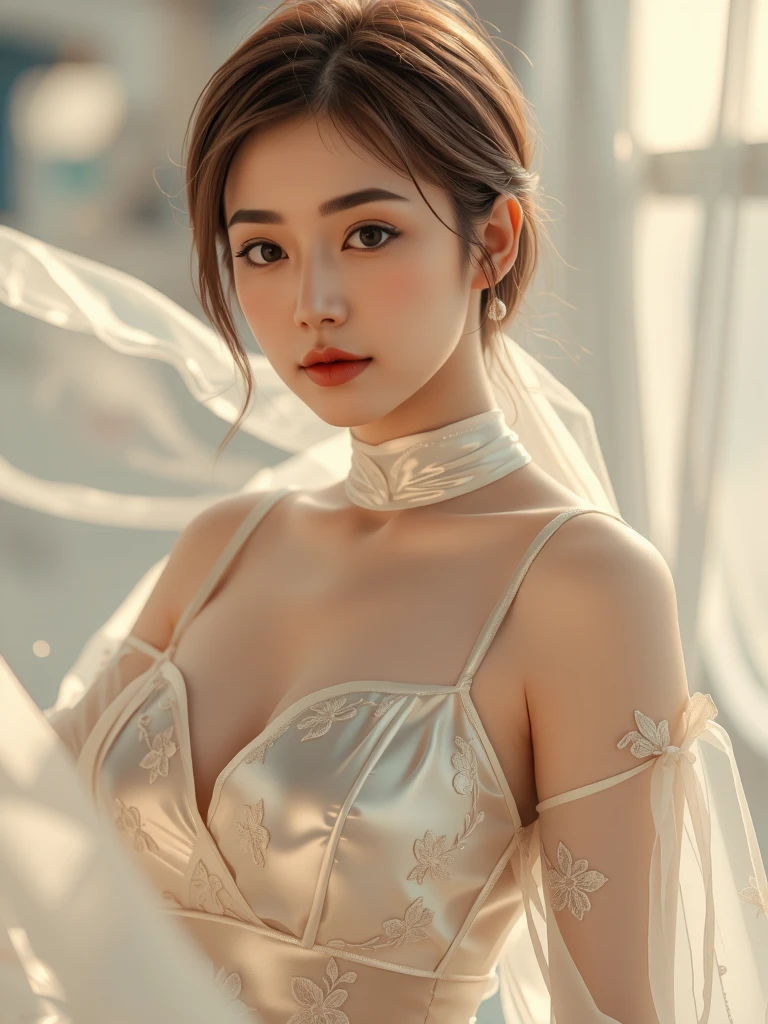 masterpiece、Highest quality、Snow Woman、Snow Woman、Very cold、Gorgeous body、Attractive pose、Ultra-high resolution..A face with attention to detail、Simple clothing、信じられないほどBeautiful Skin、Incredibly beautiful face、Gorgeous body、The joy of glory、Beautiful Skin、The beauty of the supermodel、Emphasis on underboob、