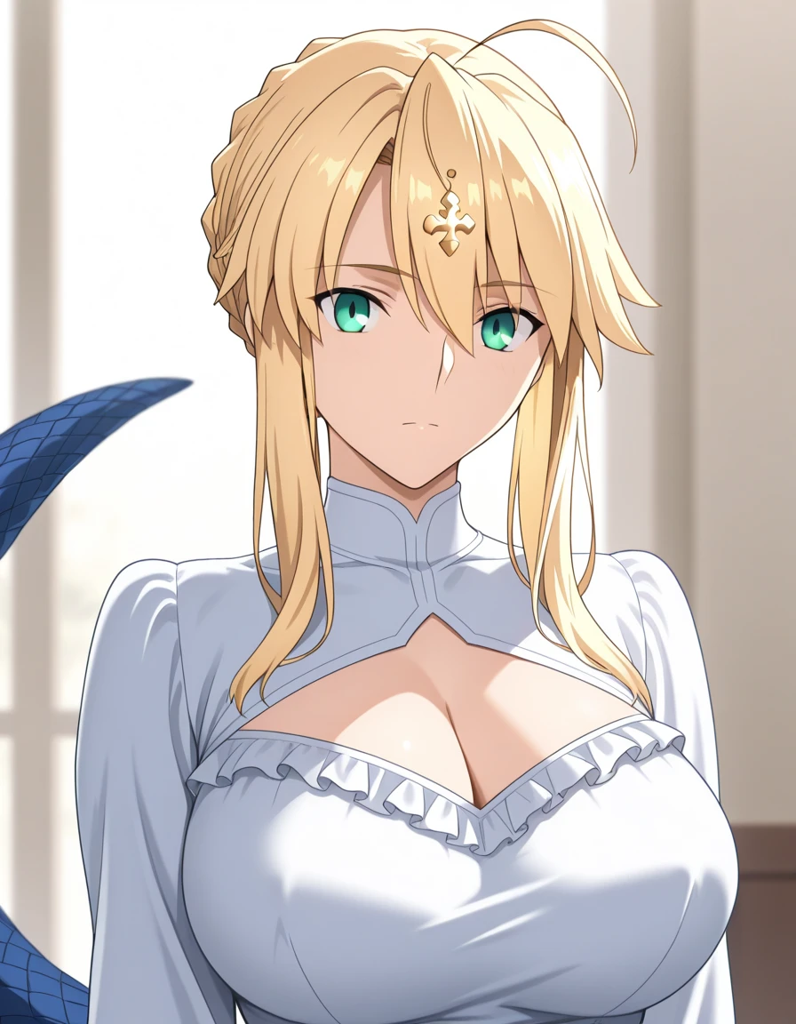 mordred, (green eyes:1.5), incomparable masterpiece, ultra 8k CG, perfect art, blonde hair, ponytail, high res, ultrasharp, 8K, ultra high resolution, beautiful detailed eyes, hyper-extreme details, best quality, perfect illustration, an extremely delicate and beautiful, extremely detailed, full body, CG, 8k wallpaper, amazing, finely detailed, official art, huge file size, ultra detailed, extremely detailed, beautiful detailed girl, extremely detailed eyes and face, artoria pendragon, mordred hugging artoria, 2 girls