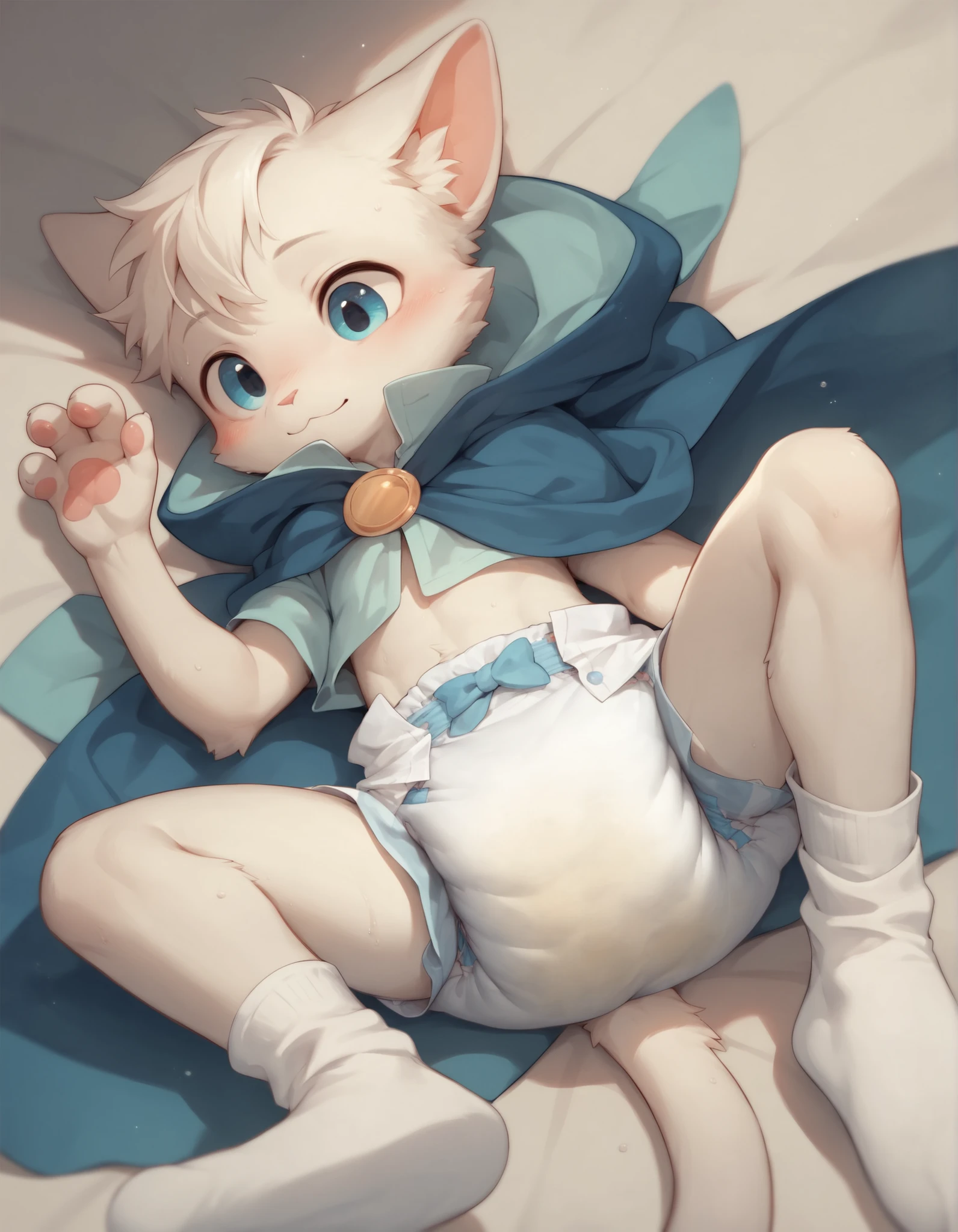 (1child:1.3,1boy:1.5),8-year-old,teenager,femboy,Libido boy,Female physiognomy,little boy,(((little boy,boy,???,??? only,,1boy,(male gender:1)))),(blonde hair:1.2),short detailed hair,(((blue_eyes:1.3))),intricate eyes,beautiful detailed eyes,symmetrical eyes,big eyes:1.5,child's chest,((??? body,a little chubby,good anatomy,accurate body proportions,detailed shota body for young boy,)),flat chest,((fat)),(((lustrous skin:1.5,bright skin: 1.5,skin tanned,shiny skin,very shiny skin,shiny body,plastic glitter skin,exaggerated shiny skin,illuminated skin,wet legs))),(detailed body),
(nsfw),
(tiny bulge on pants),Sweatshirt,sweater,(navel),(snowflake necklace), winter clothes,(((slave collar,Long chain leash connected to her collar,shackles))),(((torn clothes:1.1,orange theme clothes:1.2,intricate outfit,intricate clothes,embroidered outfit,ornate outfit,embroidered clothes,ornate clothes))),
(dynamic pose:1.0),serious and thoughtful,man embarrassed,(centered,scale to fit dimensions,Rule of thirds),
inside,indoor,((subsurface,labyrinth,dungeon,dark dungeons,stone walls, deep empty caves,ancient glowing crystals,elaborate underground structure,columnar crystal formations,subterranean fantasy,illuminated pathways leading deeper,hidden door veiled in shadows)),scenery:1.25,((intricate scenery)),
(Glossy glowing ornaments),highres,sharp focus,(ultra detailed,extremely detailed),(photorealistic artwork:1.37),(extremely detailed CG unity 8k wallpaper),(((vibrant colors,vibrant theme))),(intricate),(masterpiece),(best quality),artistic photography,(photography taken by sldr),(intricate background),perfect rendered face,perfect face details,realistic face,photo realistic,((intricate detail)),(((realism))),