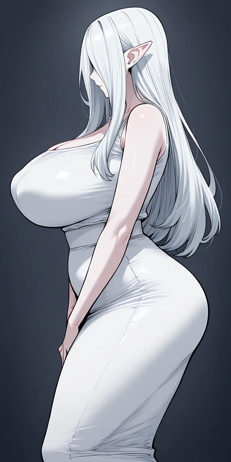 White hair,Lori huge breasts cleavage,AS-Adult,Need,Awesome --auto