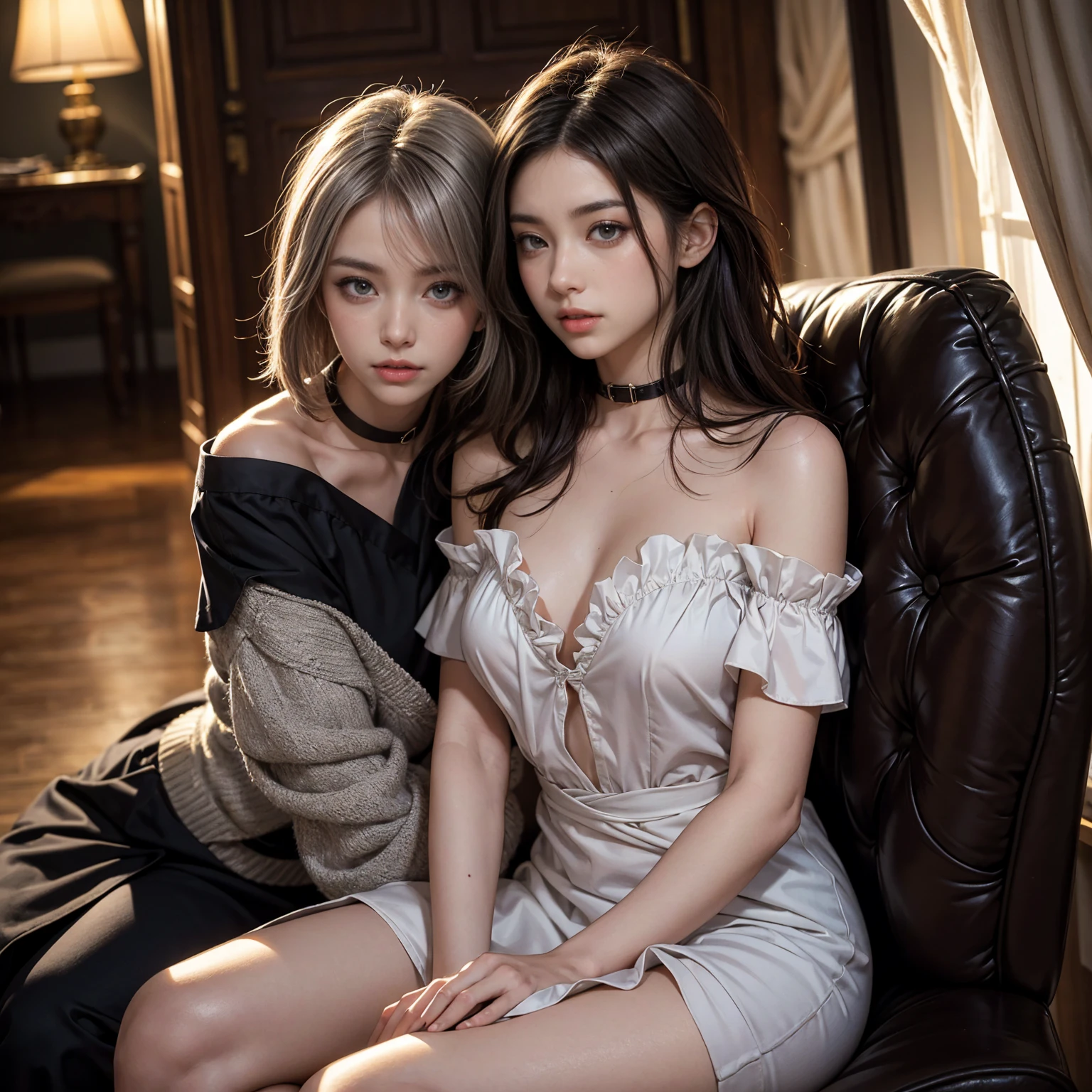 (Ultimate realism,Ultra photo realsisim,whaite hair:1.3,with fair skin:1.2):0.9