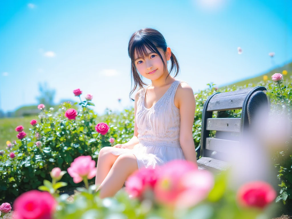 (extremely detailed CG unity 8k wallpaper, masterpiece, high contrast), (wonderful spring morning, a happy furry loli running in beautiful nature), behind her are father and mother standing on the path, squirrel, rabbit, (Mushrooms and musical notes in nature), (morning sunshine and dewdrops, spring breath), (1girl shot from a dynamic angle), (details glow, lens perspective, highlighting the main body of the picture, (motion blur: 1.4) beige floral skirt, straw hat with flowers, (flowers: 2)