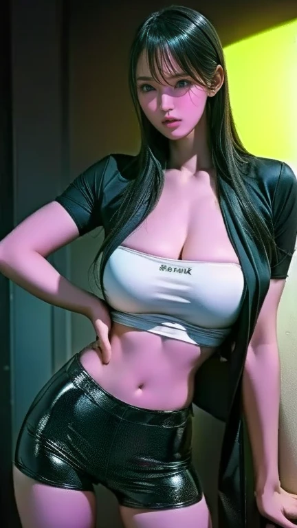 Happy smile, perfect, detailed, realistic, detailed nipples, translucent clothes, transparent clothes, shiny oily skin, wet skin, detailed fingers, detailed hands, beautiful vagina, tight clothes, clear eyes