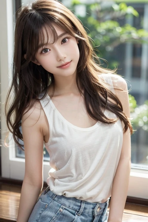 (8K、top-quality、masterpiece:1.2)、(reallistic、Photorealsitic:1.37)、The ultra-detailliert、女の子1人、23years old、Medium chest、Beautie、Beautiful and perfect face、Natural smile、独奏、shopping、Downtown at night、onepiece、(Redness of the nose)、(A smile:1.15)、(With mouth closed) 、beautidful eyes、(long:1.2)、Floating hair 、Middle hair、
