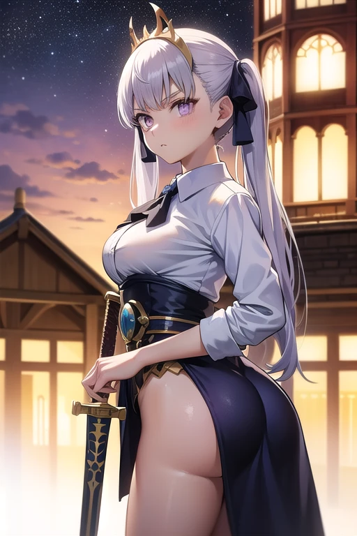 de pele branca, Massive, muscular girl, Kaiju, aggressive, Proud,long, wavy white hair,Long dark blue coat,very very gigantic boobs,muffler,Wolf Girl,Golden decoration,big tail,trouser,Big animal ears,huge sword,long boots,Warm clothing,Clothes that are large in size,No skin exposure,Fluffy, saliva, orgasm face, nose blush, sweat, (((1 boy and 1girl are having sex ))), (girl on top, back shot, cougirl position,) (drunken eyes, vaginal penis, hetero,) milf,gigantic breasts, sagging breasts, show off breasts, show off nipple,olo,1 Mature,(imminent vaginal), ((pubic hair peek)),(from behind),(((spreading ass))),Sweaty body、spread your legs and hands ,trending on artstationh, Intricate details, Highly detailed, intricate face details, Curvaceous physique, thick body, on the couch, Vibrant, 4K, Intricate details, big breasts enchanting, Professional Manufacturing, 12K resolution,(Seductive smile),male POV,