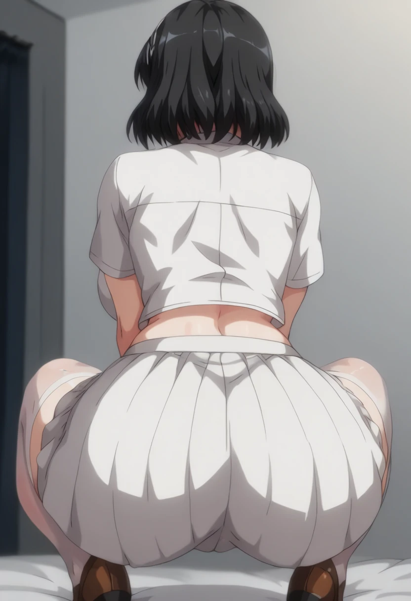 shirase sakuya,Multiple penis ejaculations,penis,Slender and sexy woman,Black thigh-high boots,Beige jean shorts,At a love hotel,bed,Multiple men,Roll up your sleeves,rape,Sex,Creampie,A lot of semen,Place your hands behind your back,A man grabs a woman's arm,Anal insertion,Cum on thighs,ponytail,From the back,First Person View,