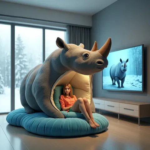 Ruhepause, umgeben von Tieren