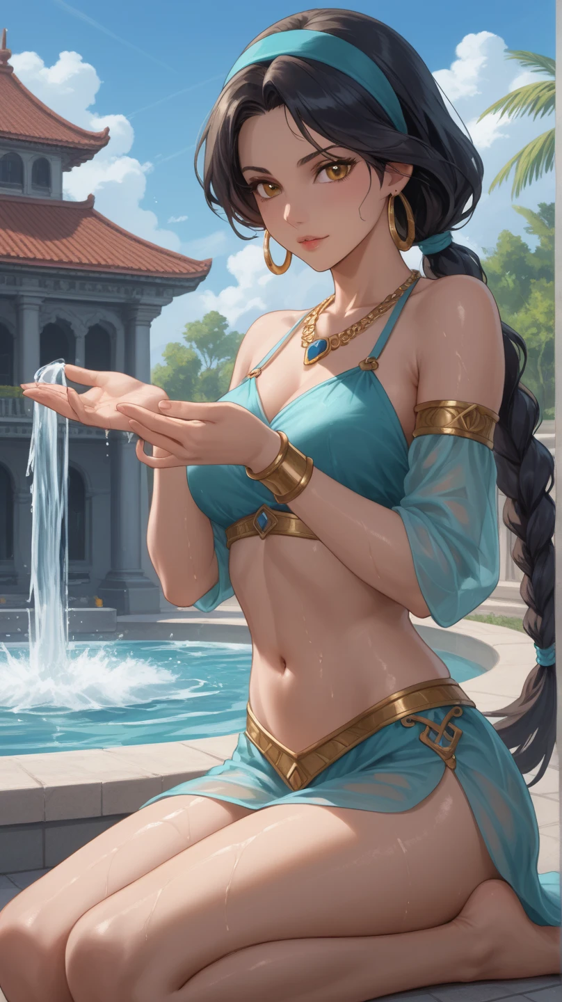 ((Best quality)), ((masterpiece)), (detailed), Jasmine from Aladdin