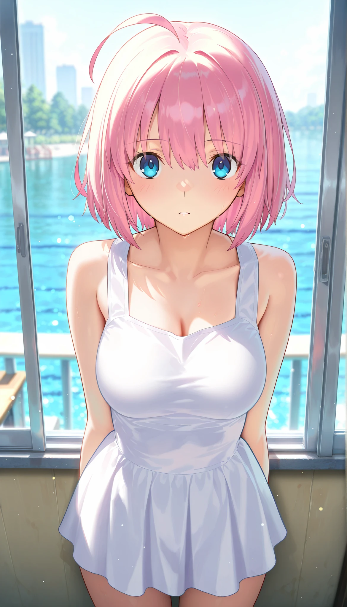 (Takashi Takeuchi style),masterpiece, top quality, Newest, high resolution, 1 girl,stares at the viewer,charming smiles、ultra detailed,very detailed,超high resolution,Best Aesthetic,8k)