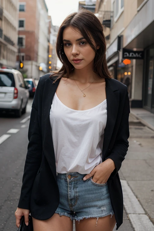 One man, 36yo, wearing business suit, Dark blue jacket, White open-collar shirt, navy blue pants, brown leather belt, short black hair: :2, short business hairstyle: :2, Brown eyes, thick black eyebrows,,, hooked nose, wide cheekbones, Wide jaw, strong-willed chin, plump lips,: :2 Bokeh:: Cinematic::2 Cinema::2 Photo shoot::2 35 mm:: Nikon D750::2 F/22, Chromaticity, complementary colours, Light, low contrast, two-dimensional, 2D::: 16k::2 HDR, Happy:::Strong::2, Best Quality, High Resolution, Masterpiece:1. 2, Super detailed
