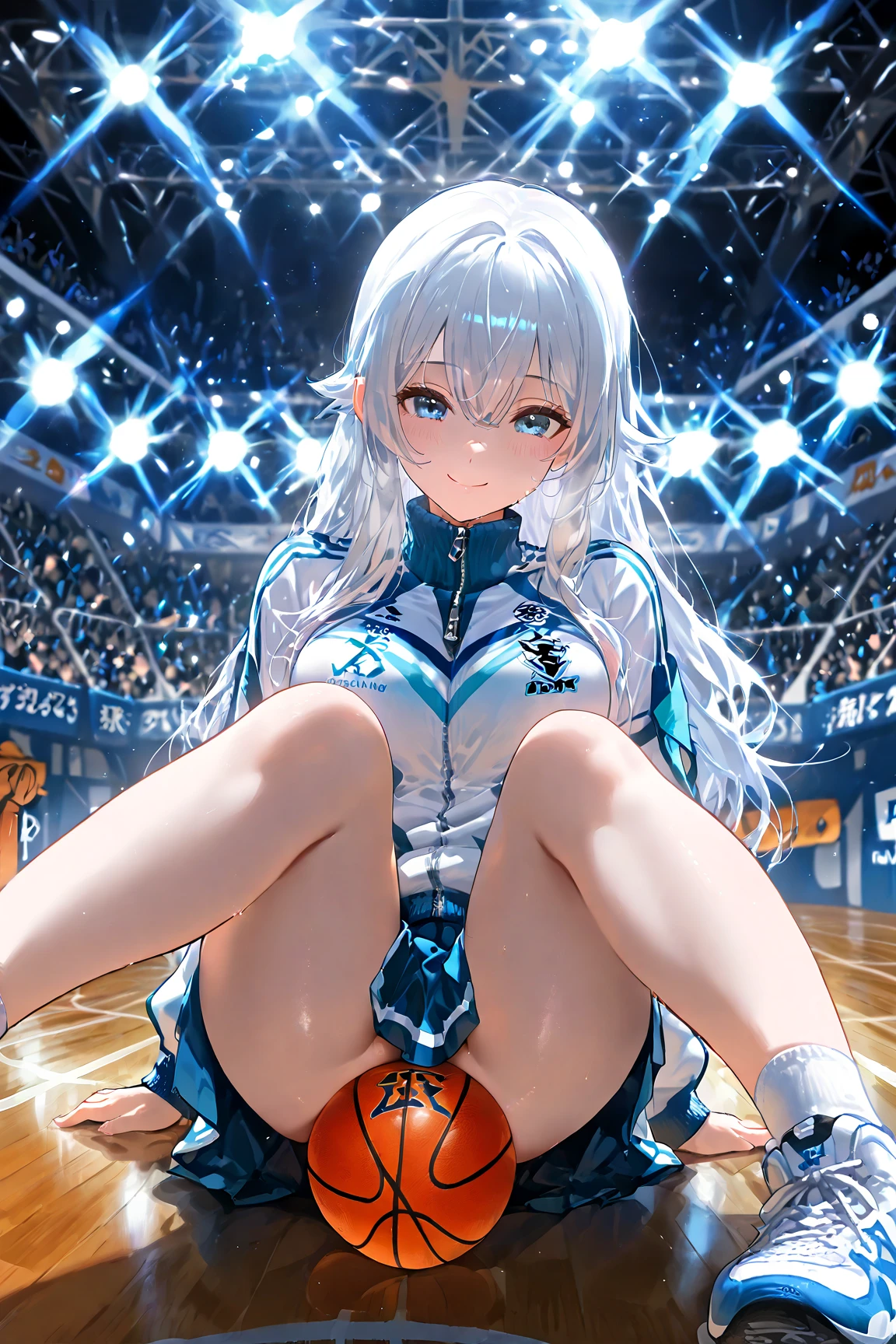 8k, super detail,masterquality,4k,nsfw,nude,poor body low height girl in basketball uniform,twintail girl,nsfw1.9, pussy on sperm ,get down on all fours