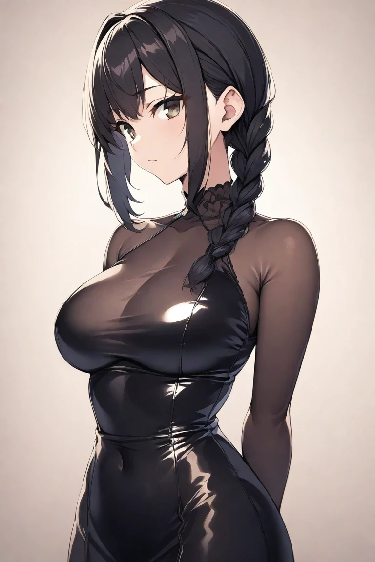 Anime girl in black bodysuit with twin tails and blue eyes, Chic, Seductive Anime Girl, made with anime painter studio, painted in anime painter studio, [ 4 k digital art ]!!, very detailed Artgerm, Smooth Anime CG Art, (Anime Girl), Kantai Collection Style, anime moe art style, small curvy , biomechanical oppai
