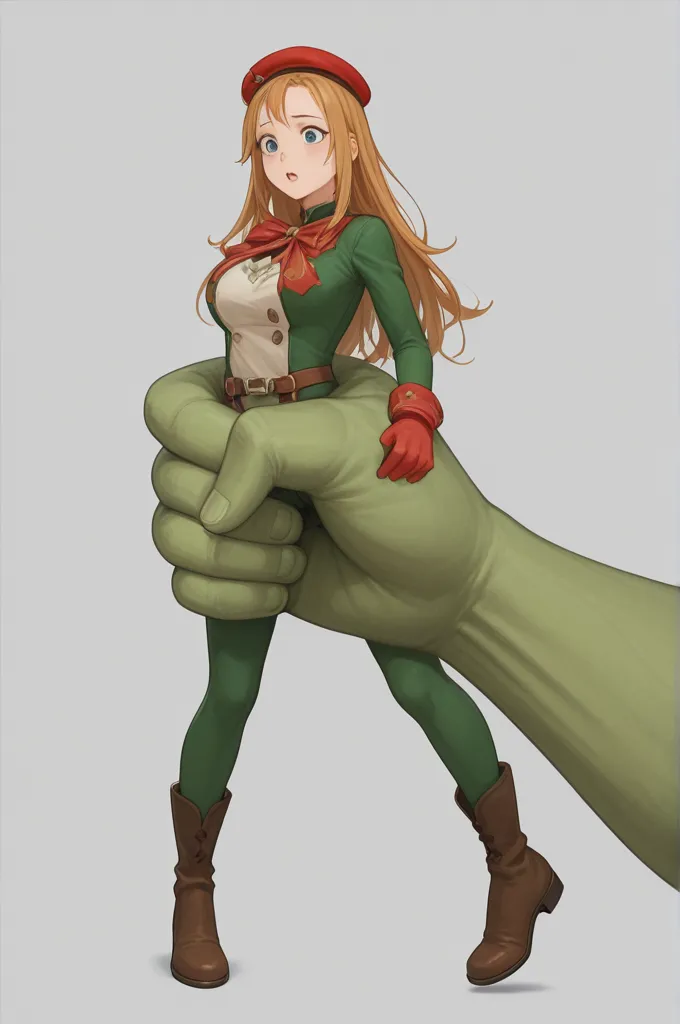 Du, von einer riesigen Hand ergriffen