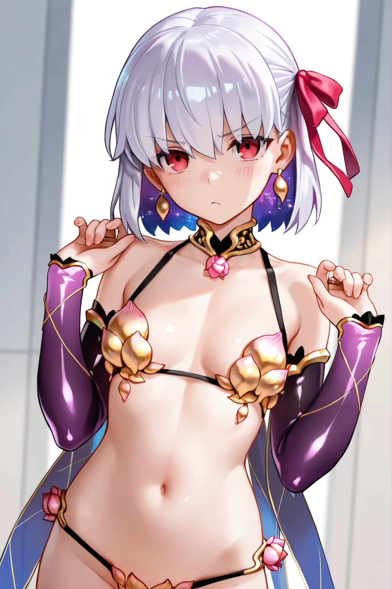 Fu Xuan,(best quality:1.2),(Super detailed:1.2),(masterpiece:1.2), (Extremely thin:1.3),(The legs are extremely thin and thin:1.3),highest quality,ultra high definition,White knee socks,(extremely thin:1.2),bikini,Medium and close range,(Body is extremely skinny:1.2),(extremely slim:1.3),the only person,Clear bones and contours,sharp focus,bikini,Knee socks,kneeling