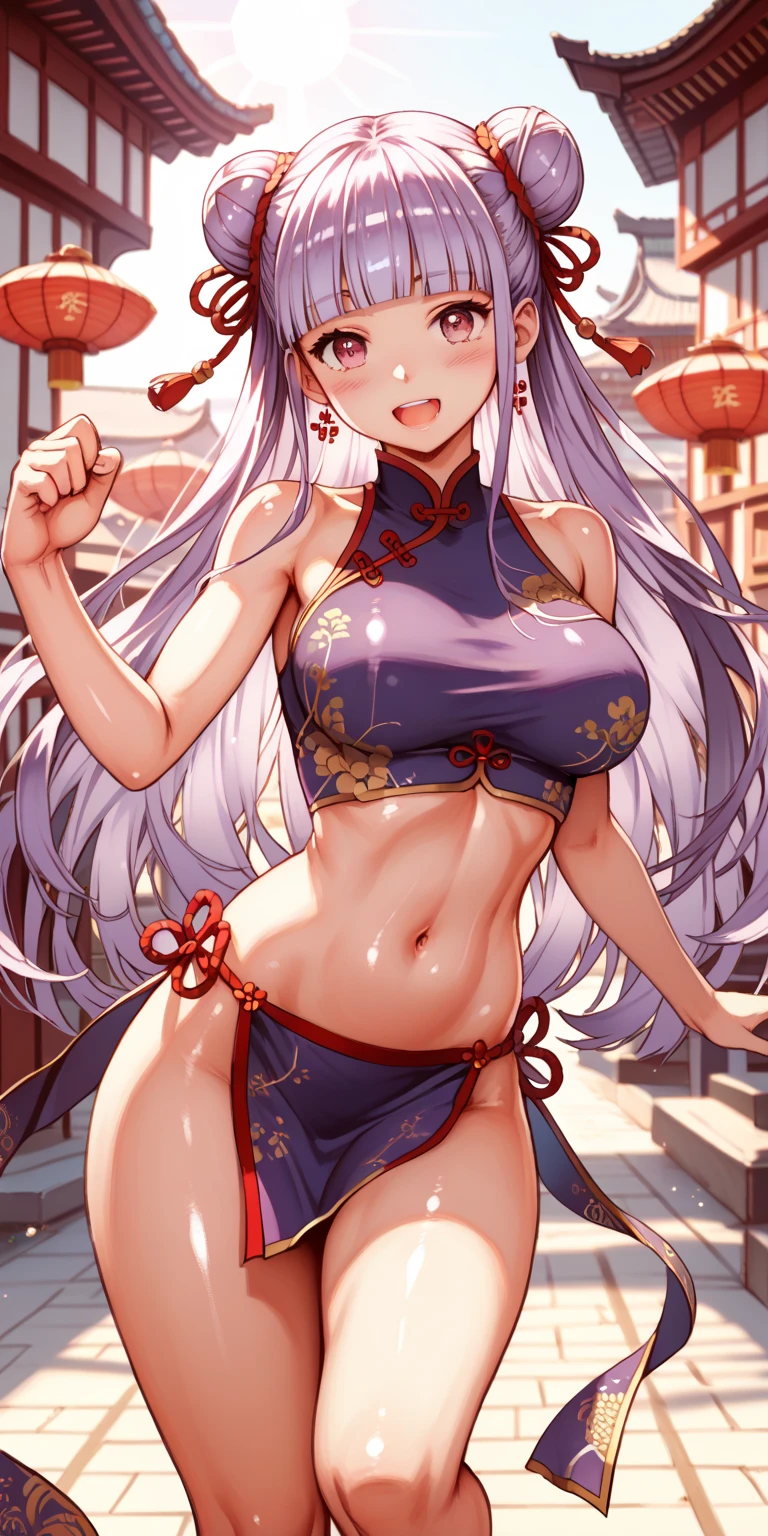 masterpiece、highest quality、highest quality、Accurate the human body、Accurate、Elaborate、masterpiece、Every detail of the face、Long-tailed, Dark Skin, Woman with dark skin, Side Ponytail, hair ornaments, Hair Clip, White shirt, Bra visible through clothes, Chest pocket, Black choker, Blue tie, Purple scrunchie, bracelet, Blue pleated mini skirt, Thigh straps, Detailed Background, whole body, Detailed Background, Leaning forward, alone,Big cleavage、(Super big boobs、Sweatのvapor:1.5、Oily skin:1.3)、(Japanese love hotel bedroom:1.5、Sexy lying in bed、((Many words:1.6、Many heartfelt voices:1.6))、Cute pose、Grin、Mesugaki Smiles:1.3 、Double Peace、The beauty of the eight-headed、Mature adult woman、Emotional :1.3、On the bed、sound、sound、Absolutely safe、Small face、Beautiful Girlfriend、(Exclamation mark, Moaning, Many Hearts,Voice of the Heart, Comic Strip, (Moving lines, Motion Blur, Shaking violently:0.5)、big heart speech bubble, NTR composition、(((Sweat,vapor,Vulgarity))),(Wet),