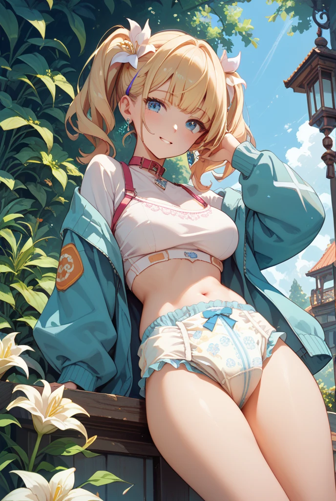 (masterpiece), highest quality, High resolution, very detailed, detailed background, perfect lighting, indoor, 1 girl, small, looking at the viewer, , Maid clothes, carrying a pink school bag backpack, (Randoseru Backpack:1.0),lower body tightening, simple background, Perfect for your skin, cute expression ,table top,(highest quality,(shiny skin),Realistic,please lie down on the bed,feet apart,spread her legs,big breast figure,put your hand next to your face,near,smiling face,white sheer lace bikini,fluoro areola,white transparent fabric,blonde hair,Bloon Eyes,face turns red