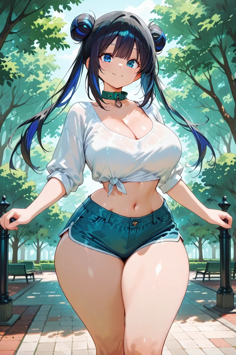 High resolution, high quality, Two women wearing white sailor suits walking down the street。, Two Girls, Anime Girls,Two-dimensional beautiful girl,Brown long hair, Brown eyes, Green glasses,heart shaped pupils,Sunburned skin,Super big breasts,beautiful breasts, (BIG ASS),beautiful ass,mini skirt,panties, underwear, (shiny light blue satin panties:1.3),(shiny light blue satin panties:1.3),Horizontal lace panties that cover the butt,liar, Knee socks, The wind is blowing my skirt away, Looking Back,Realistic,