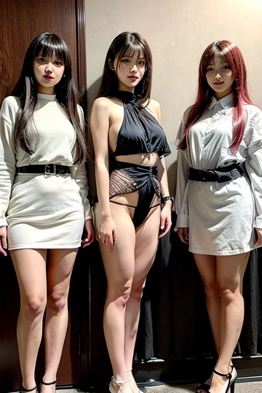 (White and vivid colors, Acutance, Exposed:1.2, nipple:-0.9), (9 sexy junior idols in group photograph), ((face variations, Hair variations)), { Navel | pretty Ass | (Delicate lace knitted wear) | Flowers | (Colorful Light shines from Dazzling and delicate stained glass) }, (portrayed in the best quality and high resolution. The image should be ultra-detailed, realistic, and photorealistic with a touch of rawness). { under the mesmerizing back lighting | concept art | enhancing the overall visual impact }. Whole Body proportions and all limbs are anatomically accurate .