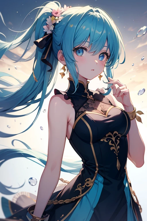 high resolution, ultra-detalhado, ((((2D))), Japan person, 1 girl, 16-year-old high school girl, (((cabelo rosa)), intricate and beautiful braided hairstyle, uniforme escolar rosa, uniforme por designer, mangas curtas, (Bob Cabelo), franja sem brilho, olhos finamente detalhados, Golden Ratio Face, 8 vidas, sunlight, Iridescent complex light grains, complex light reflection, Beautiful petal shower, blue sky background, transparency, Beleza escondida, sorrir, Detailed description, corpo inteiro, cheio de energia, Looking at the Viewer, Fantastic description, Complex attraction, a ternura transbordando de dentro, Neon light, beautiful fine petals or dancing, little skin exposure, Dinamismo,