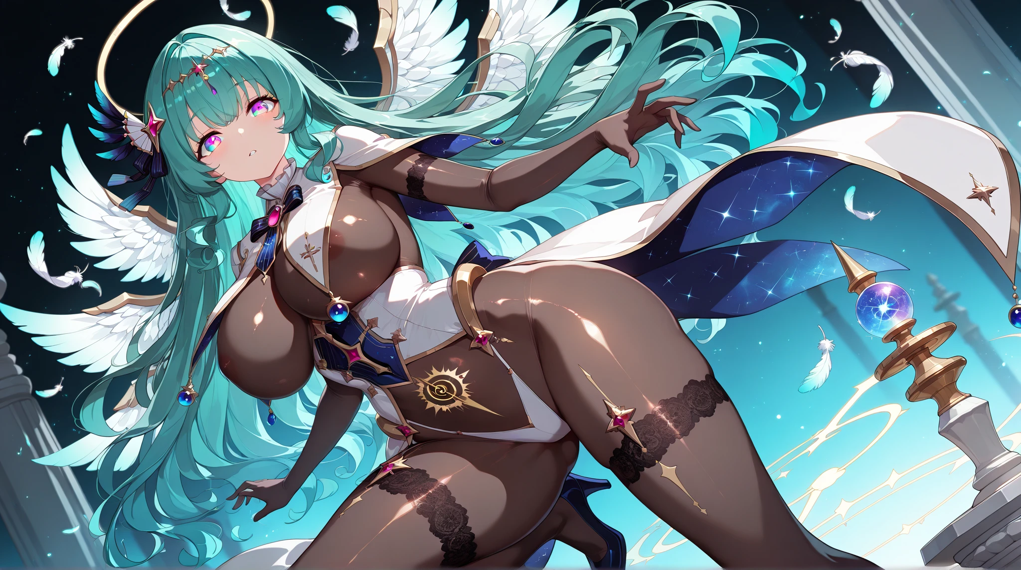 a close up of a woman in a costume holding a knife, extremely detailed artgerm, samira from league of legends, style artgerm, drawn in the style of artgerm, ! dream artgerm, in style of artgerm, overwatch fanart, league of legends art style, highly detailed exquisite fanart, league of legends style art, hot sexy figure ,big tits and round ass