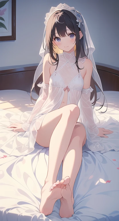 (top-quality:1.5),(masterpiece:1.5),(detaileds:1.5),(nsfw:1.1),(high resolution:1.5),(Beautiful and Aesthetic Work: 1.5),(Ultra High Resolution:1.5), (Ultra Detail:1.5),(Detailed background:1.5),(8k),(insanely detailed),20 year old woman,Sexually attractive body,full body shot, erotic,fine art,Sharp focus,Delicate and beautiful hair and eyes and face,realisticlying,beautiful face,bewitching look,curled hair,vacant eyes,(Ultra-small Minimal underwear:1.5),(see through:1.8),erect nipples,show off nipple,gigantic breasts,narrow waist,slender legs,dripping love juice from her vagina,Wet all over,Bedroom at night,Warm lighting,female masturbation,excessive pussy juice,cervix opens,She's spreading her vagina with her fingers