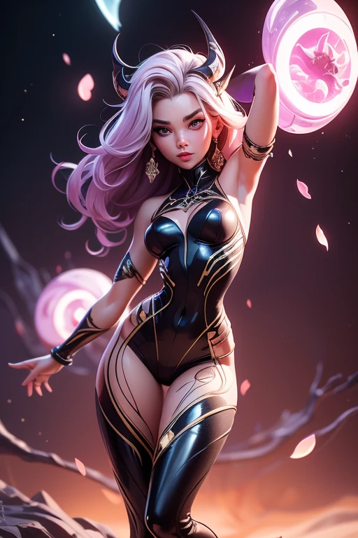 a beautiful detailed face of pokimane, flawless skin, piercing eyes, full lips, long eyelashes, elegant expression, flowing hair, perfect figure, sexy pose, tight clothing, glowing skin, natural lighting, cinematic composition, vibrant colors, highly detailed, photorealistic, 8k, masterpiece