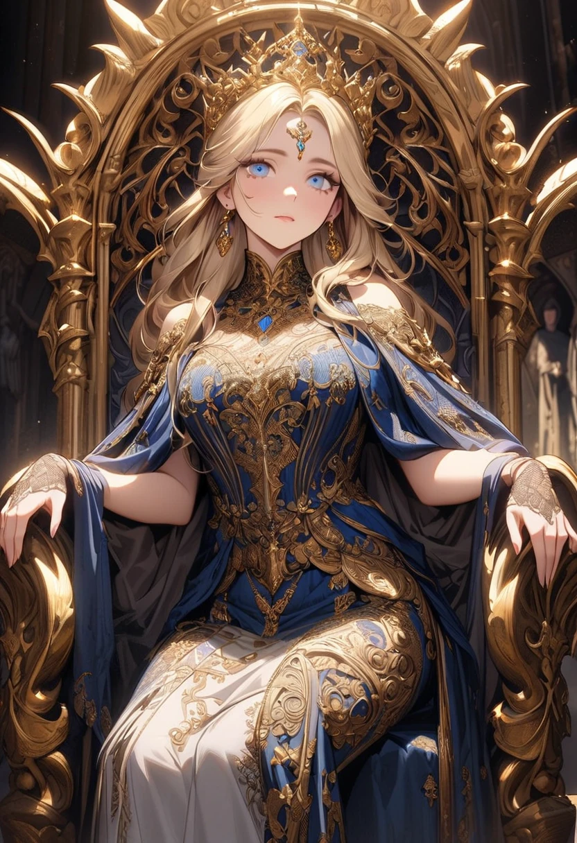 beautiful sacer with long dress gotic style, in dark florest with ambar in floor, head, complex 3d render ultra detailed, 1women, looking at viewer, (PureErosFace_V1:0.6), 30 yo, black long hair with golden crown, wet hair, pure, real human skin, huge breasts, pure golg and black, vibrant details, hyperrealistic, beautiful background (room:1.2), octane render, 8k, best quality, masterpiece, an extremely delicate and beautiful, extremely detailed ,CG ,unity ,wallpaper, (realistic, photo-realistic:1.37),Amazing, finely detail, masterpiece,best quality,official art, extremely detailed CG unity 8k wallpaper ,