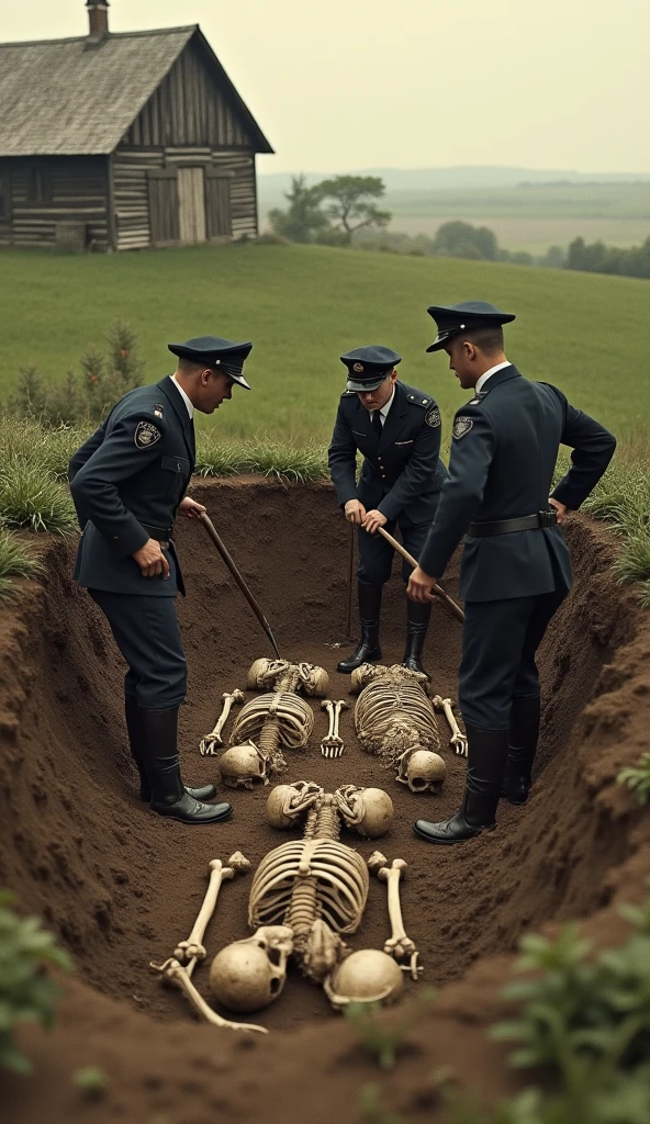 Unearthing bride in cemetery