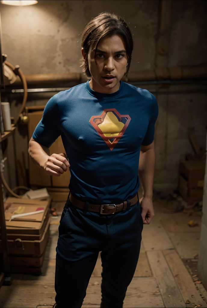 figure of superman, , highly detailed, 8k,