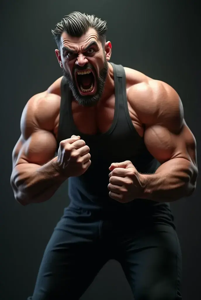 Make a man sing 50 pound weights