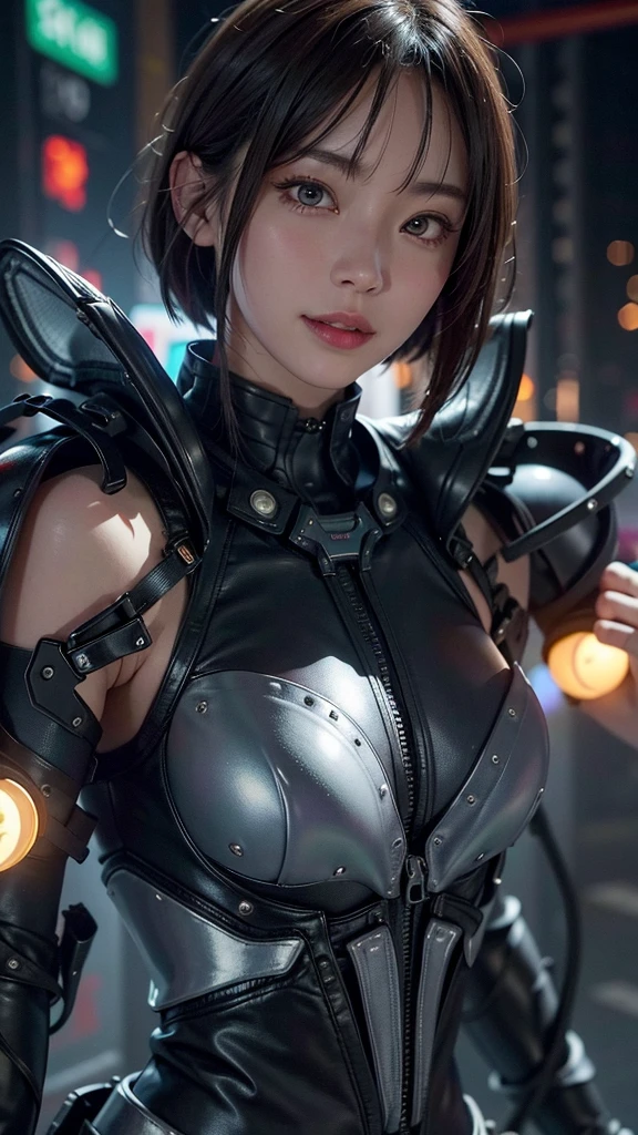(1 Mechanical Girl)、top-quality、​masterpiece、超A high resolution、(Photorealsitic:1.4)、Raw photo、女の子1人、Fight mutants、glowy skin、(((1 Mechanical Girl)))、With a beautiful knife、（Green Metal Bodysuit）、(Kobold、ogre、Fierce battle with orcs),（Fight fiercely against aliens）、Fight fiercely、(beautiful forest background)、(Fighting Demonic Beasts)、(Small LED)、((super realistic details))、portlate、(Strong giant demon beast background),globalillumination、Shadow、octan render、8K、ultrasharp、Colossal tits、Raw skin is exposed in cleavage、metals、Details of complex ornaments、Japan details、highly intricate detail、Realistic light、(Mystical expression),CGSoation Trends、Blue eyes、radiant eyes、Facing the camera、neon details、(Mechanical limbs)、(blood vessels connected to tubes)、Mechanical vertebrae attached to the back、mechanical cervical attaching to neck、(Wires and cables connecting to the head)、Gundam、Small LED、,Mechanical thighs、Toostock、（Hands are also made of machines）、（Attack of the Monster Beasts）、（Wounded in a deadly battle）、