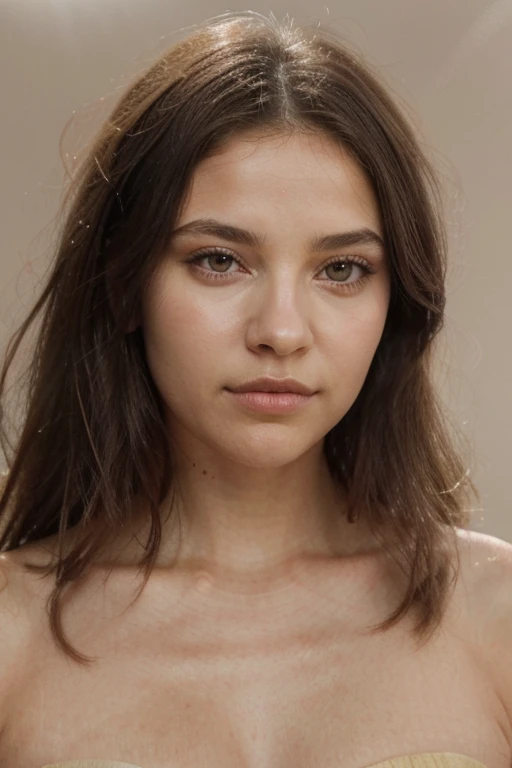 Portrait face beautiful fit girls 25 year old brune