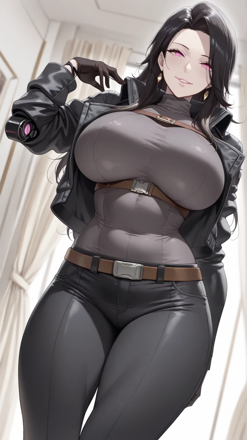 extremely dark skin short hair perfect anatomy 1 girl tall solo curvy crop top toned body ((lagging)) ((perfect hands)) ((boots)) ((scarf)) ((gloves)) ((armor vest)) ((knee pads)) ((nsfw)) ((huge tits)) ((thicc))
