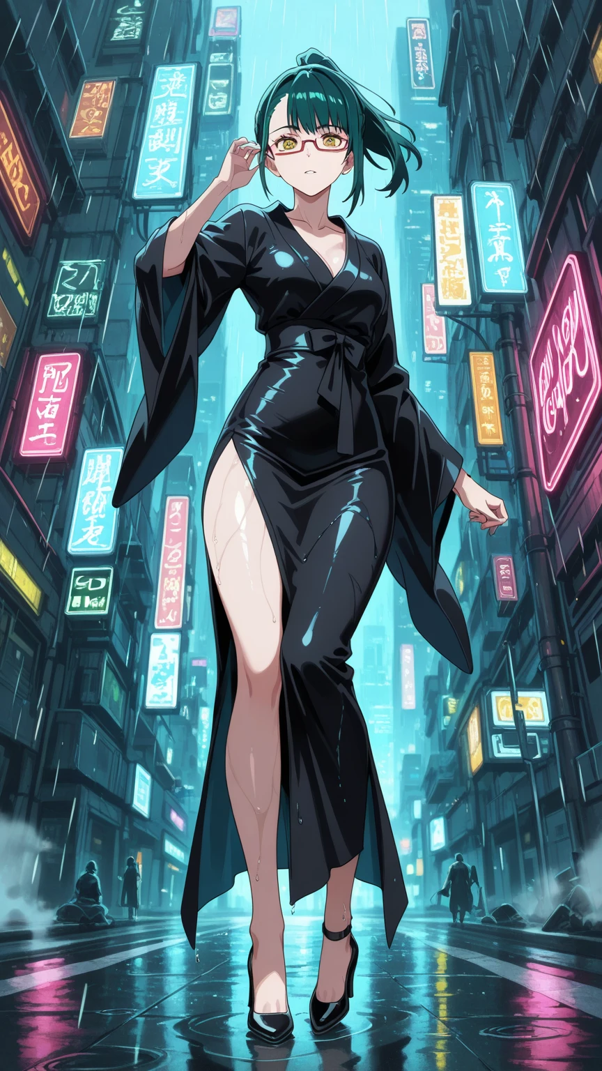 Rainy night,city,Beautiful woman with gal make-up wearing a sports suit on the busy street of Gintama, Surrounded by sellers, Beautiful portrait of a stunning goddess girl, Beautifully detailed face, Porcelain-like skin, Full Body Shot, Centered, Super soft lighting, Symmetric, complicated, elegant, Very detailed, Realistic, Art Station, Concept Art, Smooth, Imagined by Greg Rutkowski and Boris Vallejo, cover, Trendy style