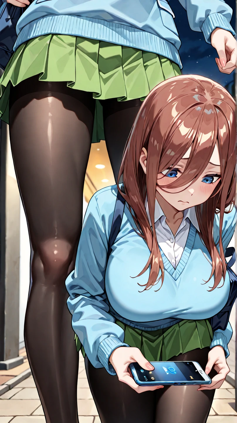 (masterpiece, top quality, best quality, highly detailed:1.2), colorful, 1girl, solo, photo of an office worker woman standing next to her desk and pooping her panties, pooping self, having an accident, office, indoor, standing, poop stain, panties, miniskirt, wet panties, pooping
