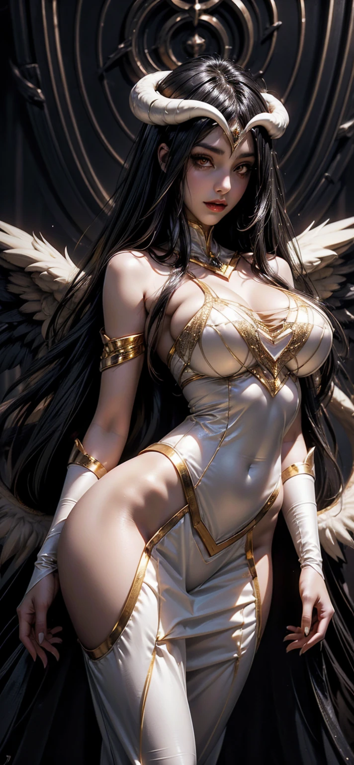 (La Best Quality,A high resolution,Ultra - detailed,actual),Selena Gomez xuer hologram Laser dress,(Ruined dungeon ruins background:1.4 ), More detailed 8K.unreal engine:1.4,UHD,La Best Quality:1.4, photorealistic:1.4, skin texture:1.4, masterpiece:1.8,first work, Best Quality,object object], (detailed face features:1.3),(The correct proportions),(Beautiful blue eyes), (cowboy pose), Selena Gomez :1.4),( cinematic lighting :1.4), (skirt lifted by itself: 1.1), (skirt lift: 1.3), (showing white panties: 1.3), (bright colors) , (perfect anatomy :1.4),( has big angel white feather wings:1.4),, (angel alas V2.1), (cute,slutty,sensual,seductive look,seductive,((erotic)),opulent,sumptuous,(nsfw:1.4 ),(nsfw V2.1), (plumas white en el aire :1.4), (vagina V2.1),( desnuda V2.1),( colores brillantes), (BodySuit white transparente :1.4) 