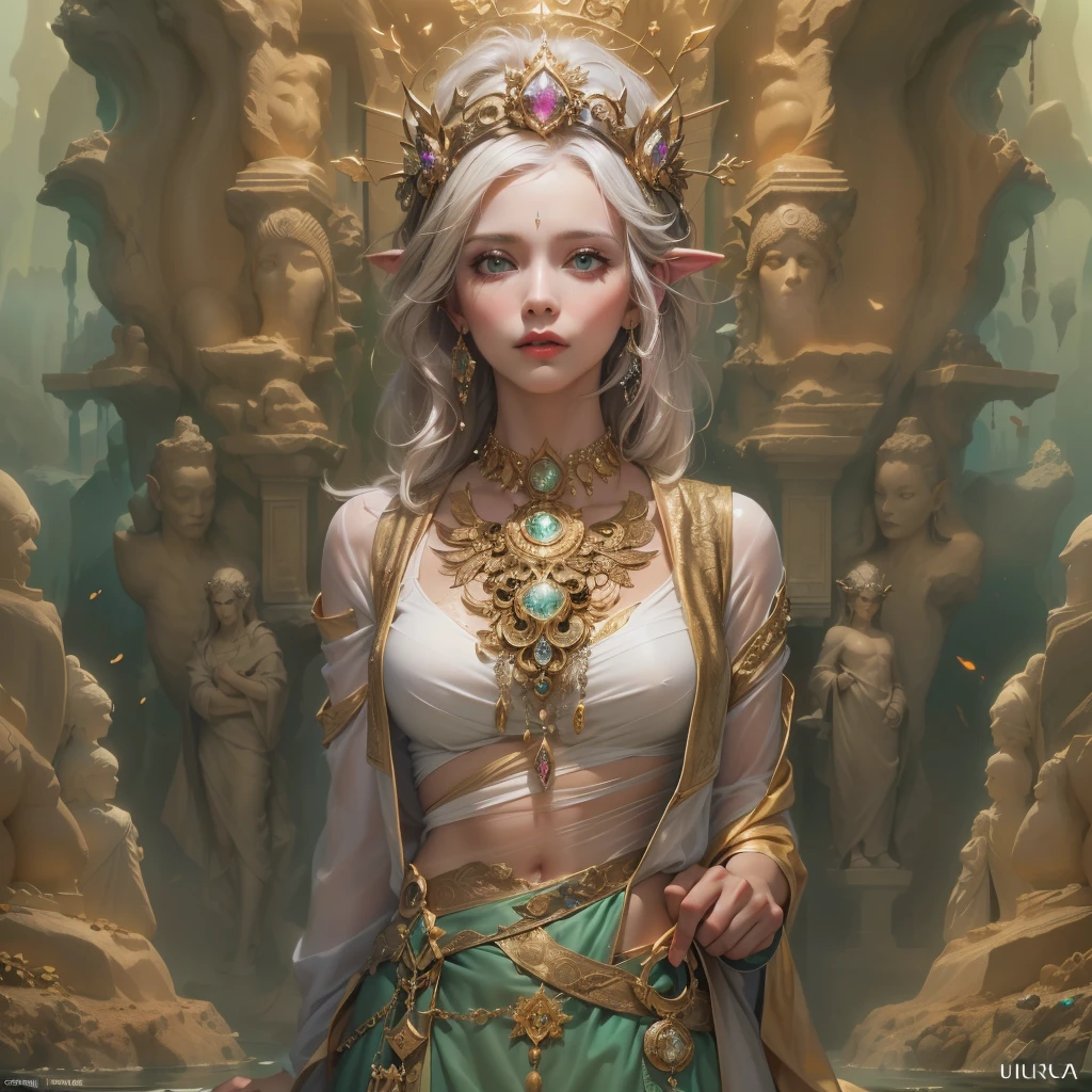 (((masterpiece)), IvoryGoldAI city at night, isometric, 3D rendering, very high definition, high detail, 8k, cinematic lighting, ultra high resolution, best quality, there is a woman sitting on a chair in the city, a beautiful fantasy queen, ((a beautiful fantasy queen)), Karol Bak UHD, beautiful elf with gorgeous robes, detailed fantasy digital art, beautiful fantasy art, detailed fantasy art, Very beautiful fantasy art, goddess. Extremely high detail, fantasy woman, beautiful and elegant elf queen, beautiful fantasy art portrait, real portrait, real three-dimensional,