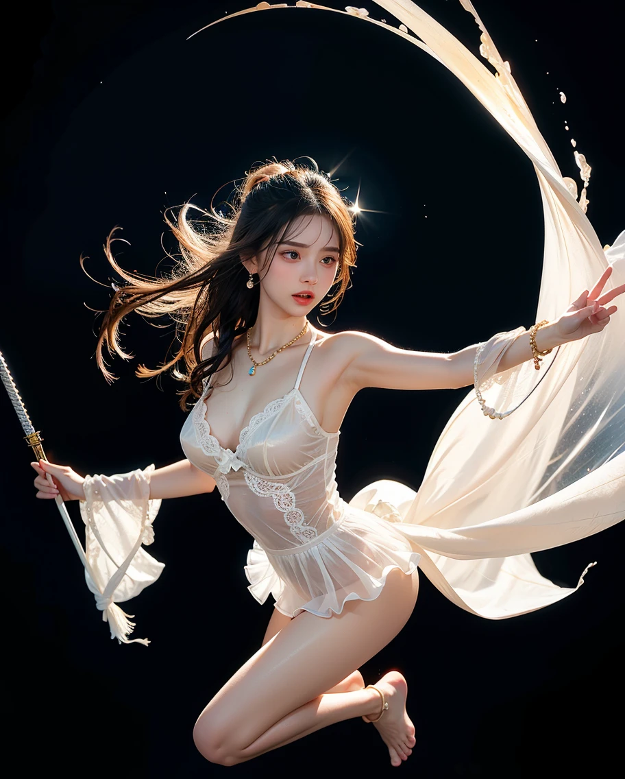 Masterpiece, best quality, 1 girl, young girl, brown eyes, short hair, happy smile, shiny skin, (beautiful leg line: 1.3), thin waist, huge breasts, (transparent white micro bikini), (transparent white micro tong)),
Park, crowd, depth of field, looking at the audience, crouching, from behind, upper body, legs up (legs open), vaginal discharge fluid squirting out, very huge breasts,