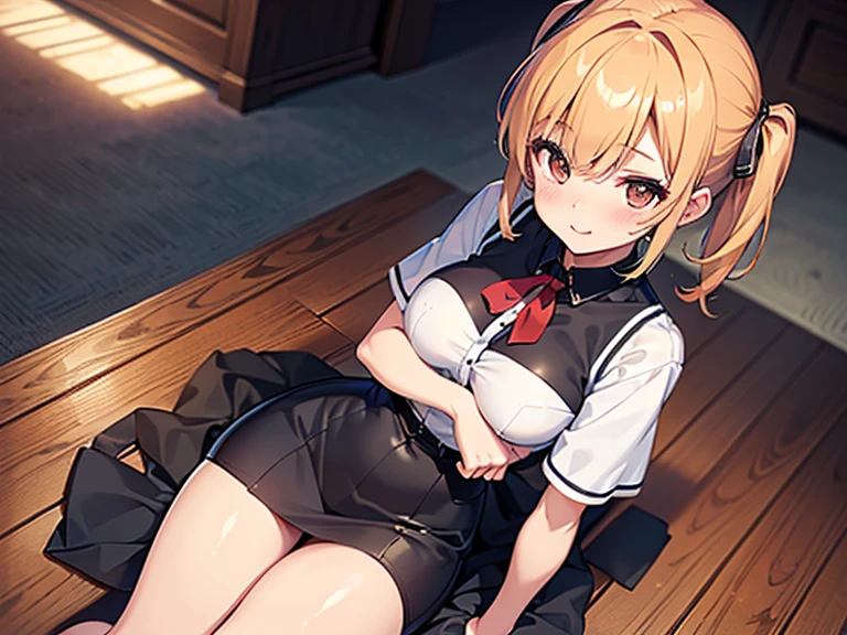 jack-o pose, lie on the ground, cocked buttocks, top-down bottom-up,
((Highest quality)), ((masterpiece)),(detailed),High resolution,Sharp focus,Perfect Face,{best illustration},(complete anatomy),
(非常にdetailed CG unity 8k wallpaper),(((Vibrant colors))),Official Art,((detailedなボディ)),(detailedな顔)),Perfect Fingers,
cute,erotic,Bold,very shiny 肌,Shiny body,plastic glitter 肌,exaggerated shiny 肌,illuminated skin,
Big Breasts,glamorous,Tight waist,Long legs,curve,Cleavage,Bold,Revealing clothing,show 肌,
(Complex eyes,Beautiful fine details,Symmetrical eyes,Big eyes:1.5,Seductive eyes, Natural skin texture, Realistic facial details),
(Nishikigi Sensoku),short hair,bangs,Blonde,(Red Eye:1.5),ヘアribbon,One Side Up,Bobcut,
White underwear, (pubic hair),
shirt,Long sleeve,ribbon,白shirt,襟付きshirt,belt,
ネックribbon,Red dress,青いribbon,Pleated dress,Grey Dress,Two-tone dress,赤いbelt,Licorice Uniform,
smile, Open your mouth,
(indoor),((Inside a café with soft light)),(Lots of antique tables and chairs),
((clock,Foliage plant,stage,Hanging L-shaped light,(Cafe Supplies:1.2),Coffee bean shelf)),((reflected light)),