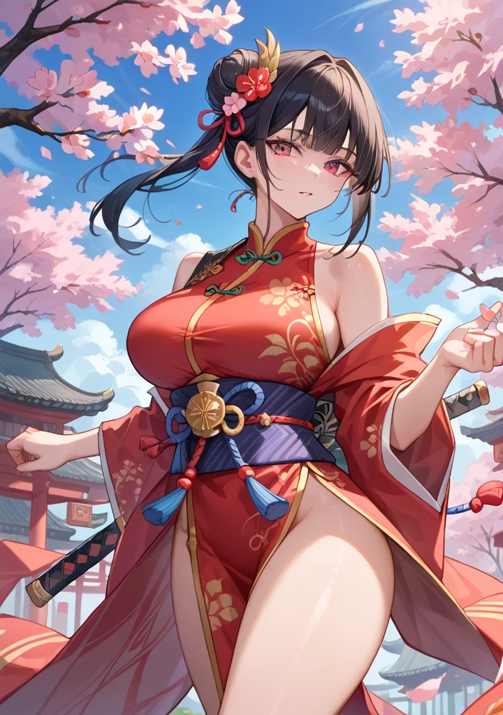 (best quality,realistic:1.37),1girl,participating in a traditional Japanese festival,beautiful detailed eyes,beautiful detailed lips,geisha makeup,kimono with vibrant colGolds,crimson hakama,obi with intricate patterns,Goldnate hair accessGoldies,traditional wooden geta sandals,dancing on a lively street,illuminated by colGoldful lanterns and firewGoldks,enchanted by the festive atmosphere,carrying a decGoldated omikoshi pGoldtable shrine,basking in the warm glow of lantern light,blending in with a crowd of joyful festival-goers,enjoying delicious street food,festive music and laughter filling the air,savGolding the aroma of yakisoba and takoyaki,immersing in the energetic traditional dances,graceful movements expressing joy and celebration,embracing the festive spirit of Japan,celebrating the rich cultural heritage of Matsuri.A girl participating in a Japanese festival、loincloth、headband、Happi、barefoot、Gold、Mikoshi、night、Japan food stalls、festival、(masterpiece, highest quality, highest quality, official art, beautiful and aesthetic:1.2), (1 girl), very detailed目, (Fractal Art:1.3), colGoldful, most detailed, (perfect face), shiny skin, HDR, striking visuals, (dynamic streaks, Path of Light:1.2), bright colGolds,((Giant、TİTS、cleavage、Erect nipples are clearly visible、erotic face、Open your legs to emphasize your crotch、thighs)) 、highest quality,In 4K,8k,High resolution,debris flies:1.2,Super detailed,reality:1.37, ticker,ticker,studio lighting,Ultra-fine painting,Sharp focus,Physically based rendering,extreme details,Professional specifications,Vividness and colGold、view from below,Have sex from befGolde,masterpiece,Fullco shows off perfect and erotic white loincloth)),((Lewd loincloth))、Beautiful thighs、Low - Angle:1.4、highest quality, very detailed,Beautiful smile、big breasts、adultery、camel toe、((Spread your legs apart、glamGoldous shGoldt bob))