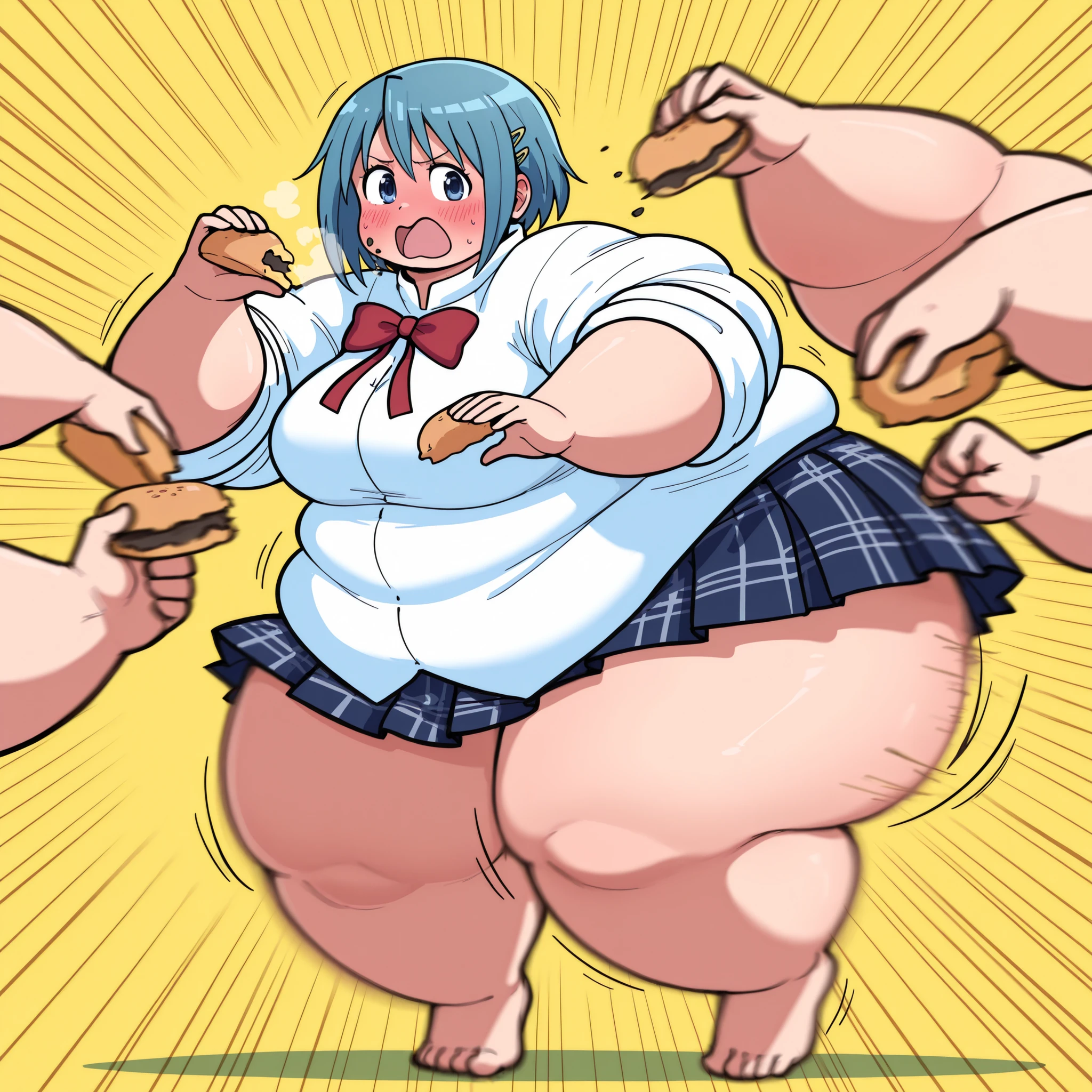 Runny nose and drooling、eating meat、Punch your stomach with all your might、A high school girl who has consumed a lot of whiskey and meat and has a bloated belly is smiling and dripping with snot as she gets sexually excited.