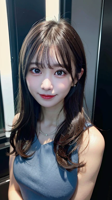 table top, highest quality, shape, Super detailed, finely, High resolution, 8k wallpaper, 完璧なダイナミックな構shape, beautiful and detailed eyes, elegant winter clothes,medium hair,small breasts natural color lip, bold sexy pose,smile、20 year old girl、cute、sexy looking at camera,night,Beautiful and dense face,elegant face,perfect and beautiful face,Slim your face and body,spread your arms wide、