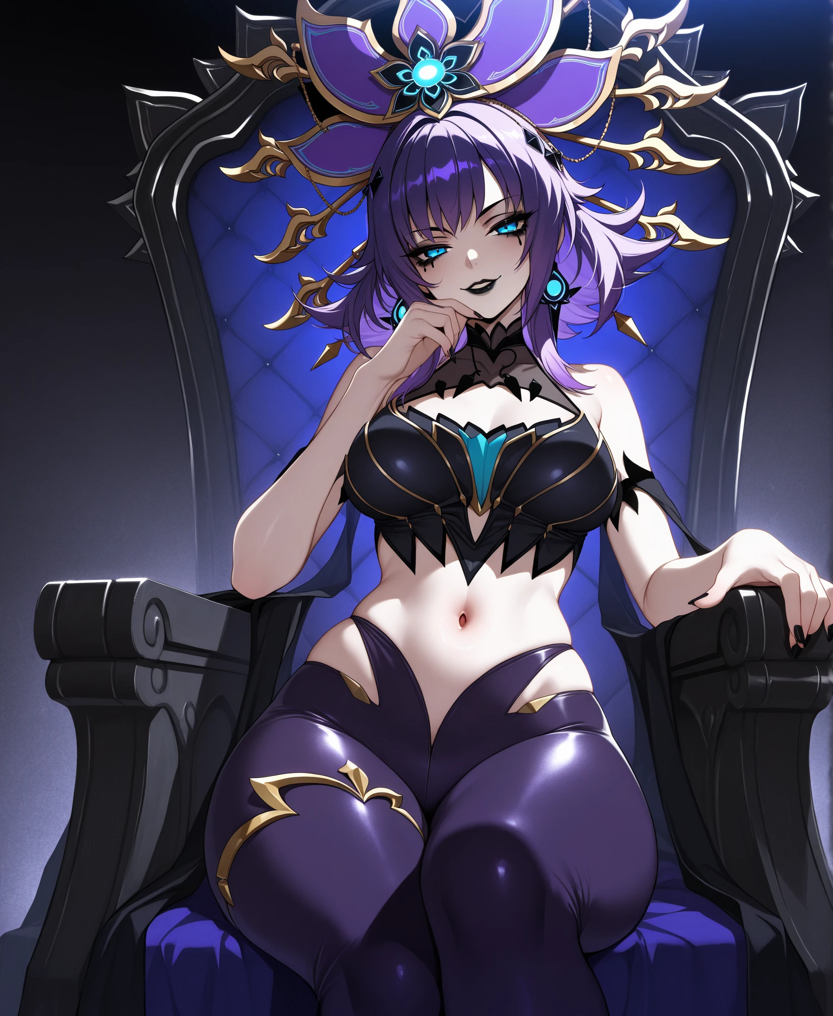 Purple ribbons
Scary Queen