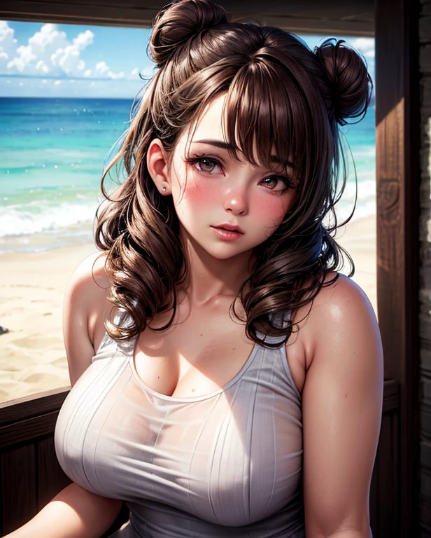 ((Sakura Bakushin O (umamusume):1.3),(woman: 1 person),(Brown Hair,Long Hair:1.2),(Very detailed, beautiful, masterpiece, Ultra HD Photos, Ultra-high resolution:1.3),(Realistic:1.5),(charm:1.1),(Have sex with a man:1.5),sunlight,(Completely ?????,whole body:1.2),beautiful,beautiful太もも,Very detailed肌, Realistic skin detail, I can see my pores,Sharp focus, Digital single-lens reflex camera,(Expose the genitals:1.4),(Big Breasts:1.4),(Nipples are visible:1.4),(masterpiece, Highest quality, Very detailed:1.2),(Small areola:1.2),(Big penis:1.4),(????????:1.5),(Emphasise the genitals:1.4),(Milk overflows from the vaginal opening:1.4),(Men and women having ???:1.5),(Big penisの男性:1.3),(shame:1.4),