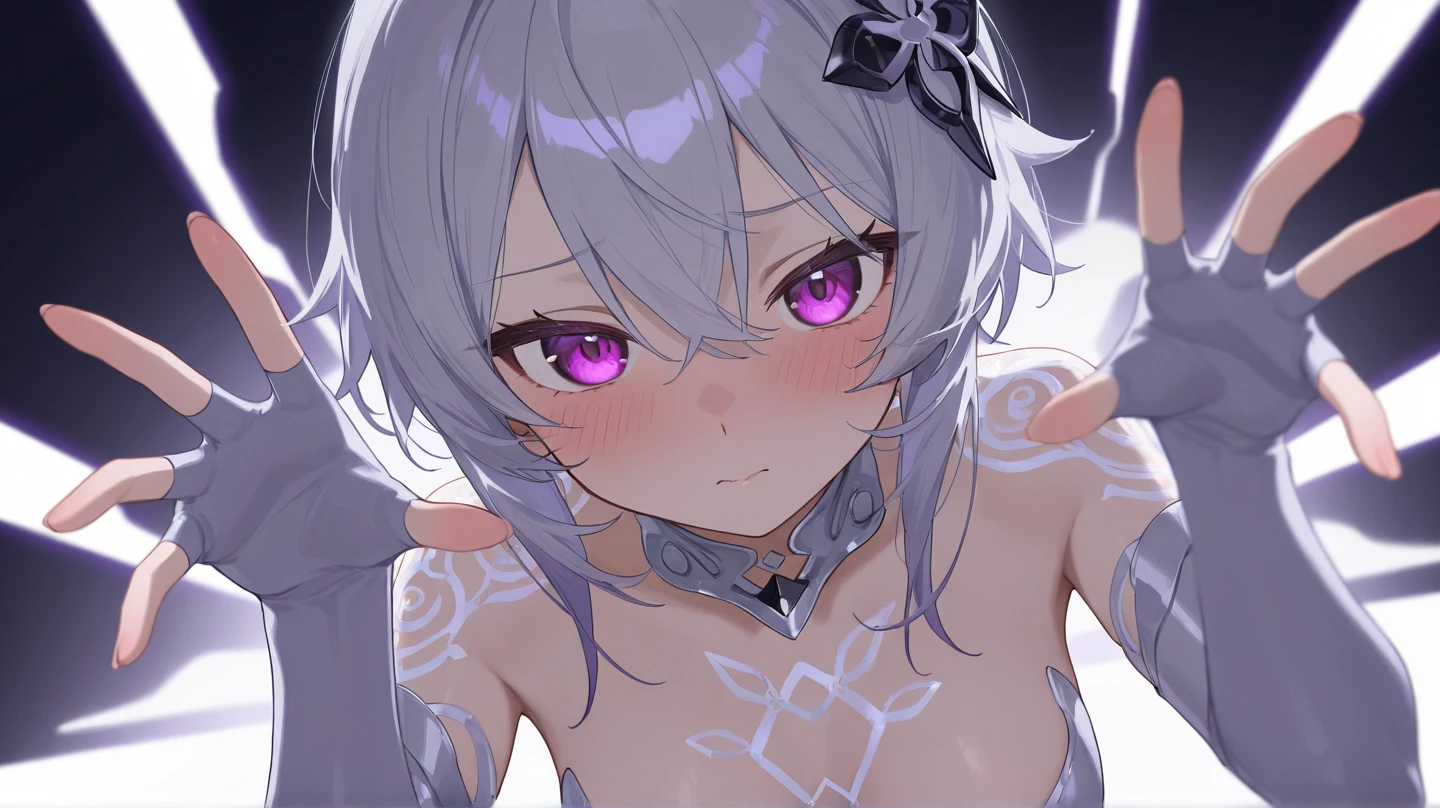 (NSFW)、★composition： (extreme close-up view: 0.5), Very wide shot, Dutch Angle, ★quality：(Couple), (Perfect hands:1.2), (Perfect Anatomy:1.2), (best quality:1.3), (masterpiece:1.3), (Super detailed:0.8), 17 years old, 完璧なface, かわいくて左右対称のface, 童face, Pink Lips, (:1.3), , High resolution, High resolution, extremely detailed CG unity 8k wallpaper, top quality, high quality, Absurd, ★theme：(Toru Asakura: 1.3), ★face：detailed face, (beautiful face: 1.1), beautiful girl, cute, Charm, beautiful detailed face, ★eye：blue eyes, detailed eyes, Sparkling Eyes, Fascinatingeyeの反射, キラキラ輝くeye元, Pupil depth and three-dimensional effect, Subtle changes in the color of the iris, Meticulous eyelash detailing,　Pupil depth and three-dimensional effect, ★illumination：Light of the sun, ★chest: (中くらいのchest: 1.3), (美しいchest:1.0), Detailed skin, (cleav年:1.4), Glowing Skin, ★hair： :(pixie cut:1.6), shiny hair, floating hair, (short hair: 1.3), (分けた前hair: 1.4), (blue hairs、gradation hair、multi color hair、Parted 前hair、Purple hair), Ahoge, 前hair Oneed, 前hair, Short Ponytail, ★style: seバツy body, animation, figure, (Wet:1.2), ★environment： On the bed、彼氏と★コスチューム :(Completely naked), jewelry, Earrings, Bottle, necklace,Halter neck, Earrings, bracelet, hair accessories, hair clips, ★One:Beautiful feet, Beautiful leg lines, Beautiful Abs, Tight waist, Slender body, Small Head,　 (Slender body type:1.3), (glamorous:0.8), (muscle:0.2), (Thin thighs:1.6), (Thin legs:1.6), Perfect Proportions, thin, clavicle, Manicure, (Detailed vagina)、(pubic hair)、(Pink nipples),(((A lot of love juice)))、(((Sweat)))、★expression：(blush:1.5), (((Crying:1.5))), ((Drooling))、Fascinating, faceを見て感じる, View your viewers, ★action：(((Masturbation)))