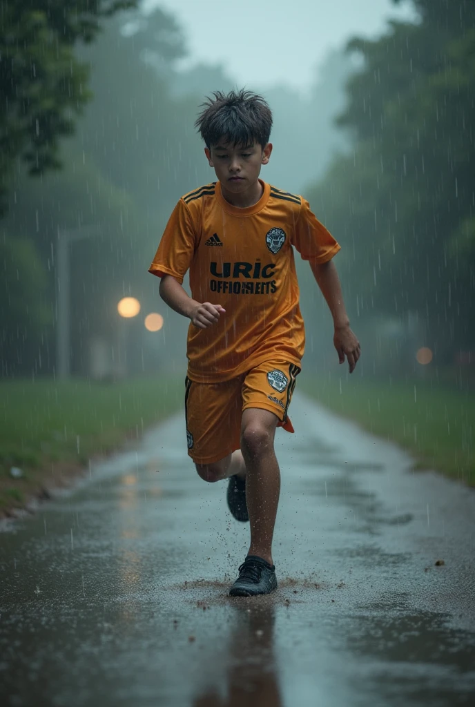 Araffe running in the rain in a puddle of water, garoto feliz, puddles of rain, puddles, Sorrisos, Foto premiada da chuva, Chovendo!, wet pavement, respingos de chuva, Legendas, Em uma rua molhada de Londres, chuva!!!!, water puddles, Chovendo!!!, Summer Rain, Chovendo!!, em um ambiente chuvoso, dancing in the rain, ruas molhadas