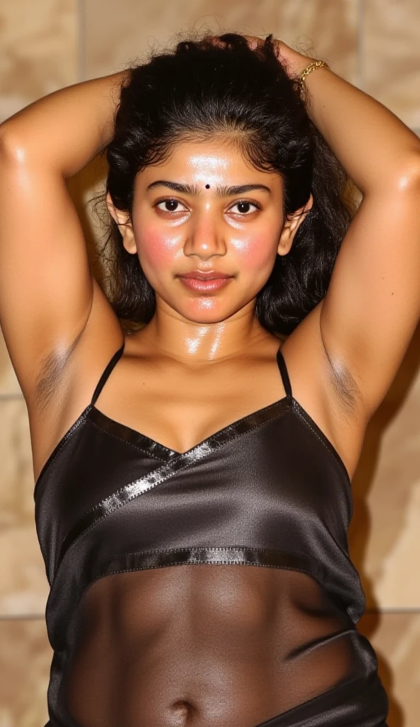 Nude ultrarealistic hires nude photo of a 30-year-old sai pallavi,topless ,nipple show , bottom less,pussy show,in bed sleeping back side,top view angle , spreading legs,realistic skin texture
