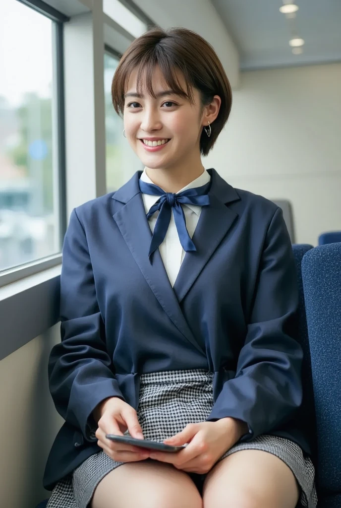 1girl,(RAW photo, best quality), (realistic, photo-realistic:1.4), masterpiece, an extremely delicate and beautiful, extremely detailed, 2k wallpaper, Amazing, finely detail, extremely detailed CG unity 8k wallpaper, ultra-detailed, highres, soft light, beautiful detailed girl, extremely detailed eyes and face, beautiful detailed nose, beautiful detailed eyes,cinematic lighting,on a train platform in tokyo,train track,city lights at night,perfect anatomy,slender body,smiling  <lora:trainconductor_lora:0.7>,a woman in uniform,blue shirt,hat,vest,pants
 <lora:tamashirotina_lora:0.7>