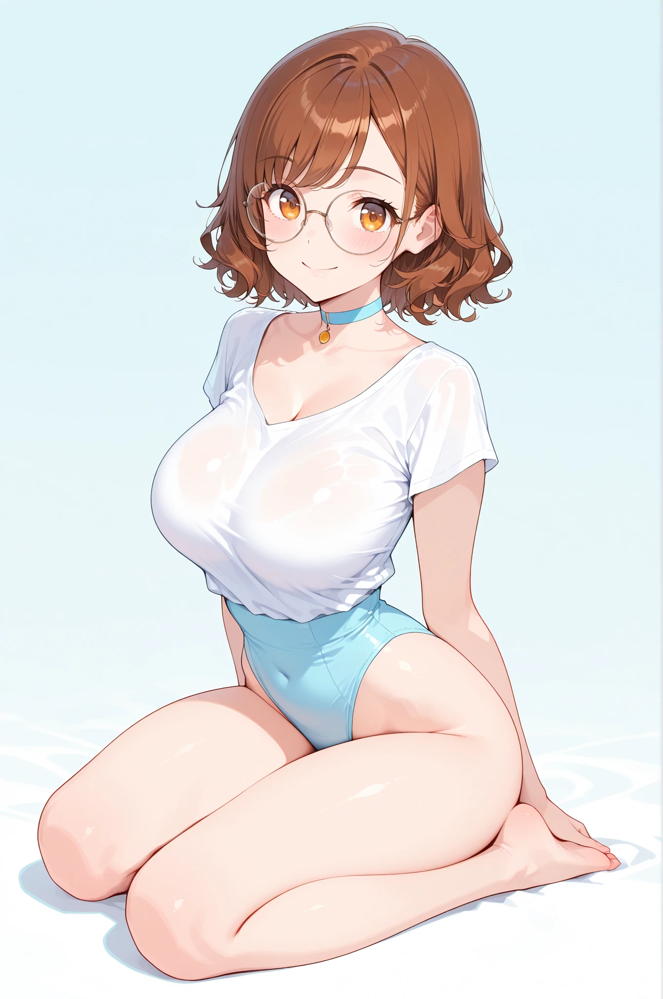 1girl, looking at viewer, embarrassed, sweat drop, gris_swimsuit, wet,
ritacolo, orange, long hair, glasses, freckles, large breasts, looking at viewer, blushing, parted lips, pudgy,
outdoors, beach, depth of field, tropics,
<lora:rita_v2-04:0.75> <lora:gris_swimsuit_v0.1:0.8>